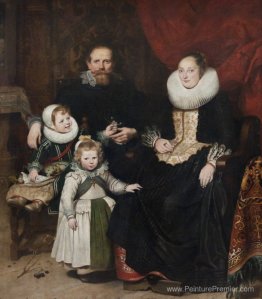 Portrait de l'artiste avec sa famille Portrait de l'artiste avec sa famille