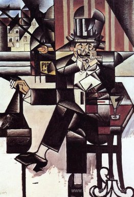 Homme dans le café Homme dans le café