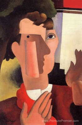 Homme avec un kerchief rouge Homme avec un kerchief rouge