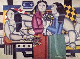 Trois femmes avec des fleurs Trois femmes avec des fleurs