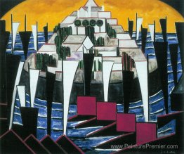 Bild no. 15, Berg und Schiffe Bild no. 15, Berg und Schiffe