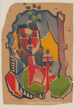 Femme et oiseau Femme et oiseau