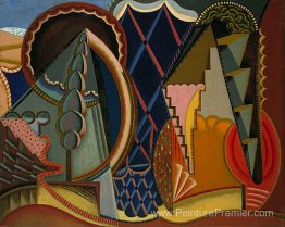 Composition, paysage à Ceret Composition, paysage à Ceret