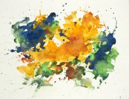 Yellow & Green '- ART ARROLORE ARRRESSE - Poignage à goutte à go Yellow & Green '- ART ARROLORE ARRRESSE - Poignage à goutte à go