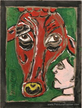 Homme et vache Homme et vache