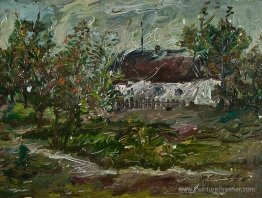 Paysage avec une maison Paysage avec une maison