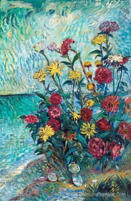 Fleurs au bord de la mer Fleurs au bord de la mer