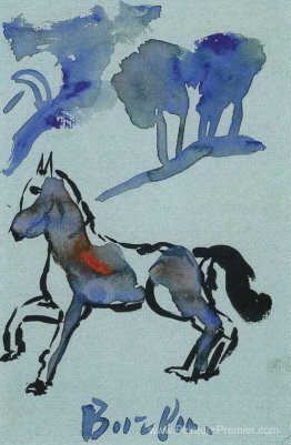 Un cheval bleu Un cheval bleu