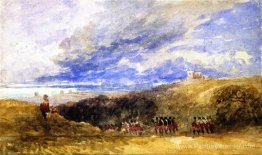 Paix et guerre. Église et château de Lympne Paix et guerre. Église et château de Lympne