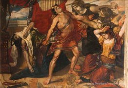 Orestes saisis par les Furies après le meurtre de Clytemnestra Orestes saisis par les Furies après le meurtre de Clytemnestra