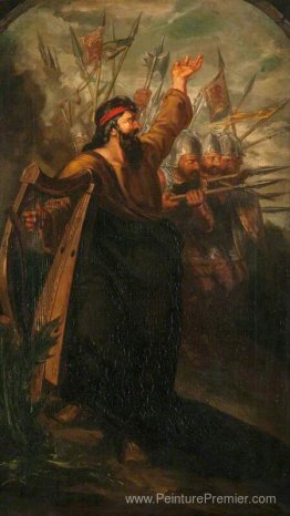 Guerre écossaise. La lance (triptyque, panneau de gauche) Guerre écossaise. La lance (triptyque, panneau de gauche)