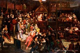 Queen Elizabeth (1533–1603), visualisant la performance de «The Queen Elizabeth (1533–1603), visualisant la performance de «The