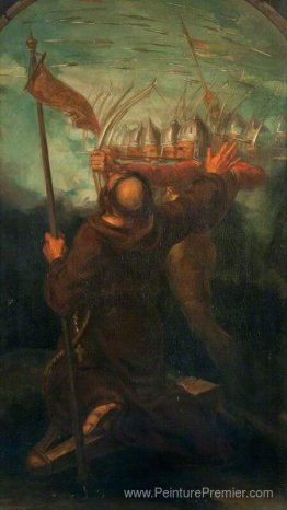 Guerre anglaise. La lance (triptyque, panneau droit) Guerre anglaise. La lance (triptyque, panneau droit)