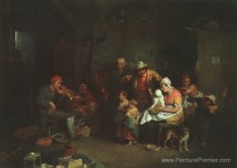 The Blind Fiddler, illustration de «Lives of Great Men Dit By Gr The Blind Fiddler, illustration de «Lives of Great Men Dit By Gr