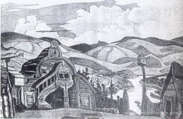 Étude de la conception de la scène pour "Snow Maiden" Étude de la conception de la scène pour "Snow Maiden"