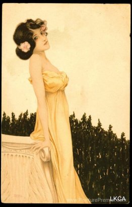 Filles avec des fleurs à pied Filles avec des fleurs à pied