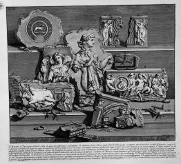 Les antiquités romaines, t. 3, planche xxix. Fragments de sculpt Les antiquités romaines, t. 3, planche xxix. Fragments de sculpt