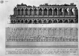 Les antiquités romaines, t. 4, planche xxviii. Façade externe de Les antiquités romaines, t. 4, planche xxviii. Façade externe de