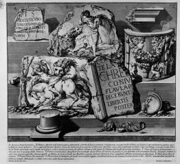 Les antiquités romaines, t. 2, plaque xlvi. Fragments de la cham Les antiquités romaines, t. 2, plaque xlvi. Fragments de la cham