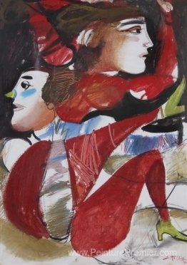 Le masque blanc et rouge Le masque blanc et rouge