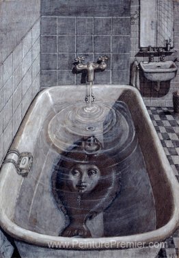 Qu'est-ce qu'un monstre? Femme semelle dans une baignoire Qu'est-ce qu'un monstre? Femme semelle dans une baignoire