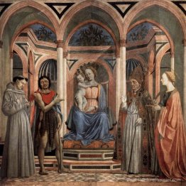 Madonna et enfant avec Saint-Lucy, Saint-François, Saint-Nicolas Madonna et enfant avec Saint-Lucy, Saint-François, Saint-Nicolas