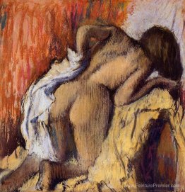 Femme se séchant Femme se séchant