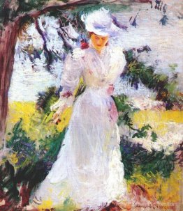 Ma femme Emeline dans un jardin Ma femme Emeline dans un jardin
