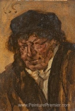 Portrait d'un homme avec béret Portrait d'un homme avec béret
