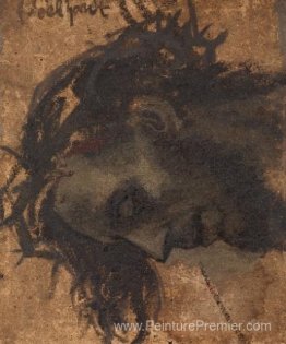 Étude pour le chef du Christ dans une crucifixion Étude pour le chef du Christ dans une crucifixion