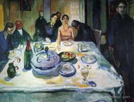 Le mariage du bohème, Munch assis à l'extrême gauche Le mariage du bohème, Munch assis à l'extrême gauche