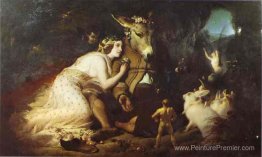 Scène de la nuit du Midsummer Dream, Titania et Bottom Scène de la nuit du Midsummer Dream, Titania et Bottom