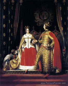 La reine Victoria et le prince Albert au costume Bal La reine Victoria et le prince Albert au costume Bal