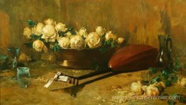 Nature morte avec les roses et la mandoline Nature morte avec les roses et la mandoline