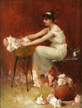 Arrangeant les fleurs Arrangeant les fleurs