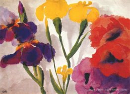 Iris et coquelicots Iris et coquelicots