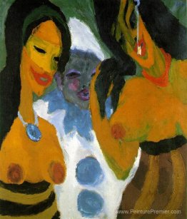 Femmes et Pierrot Femmes et Pierrot