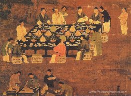 Une fête élégante (détail) Une fête élégante (détail)
