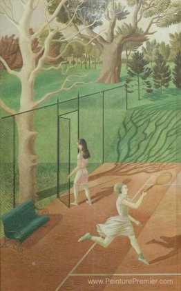 Tennis (triptyque, aile gauche) Tennis (triptyque, aile gauche)