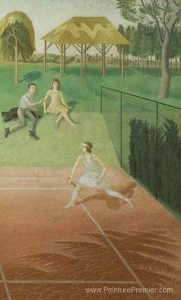 Tennis (triptyque, aile droite) Tennis (triptyque, aile droite)
