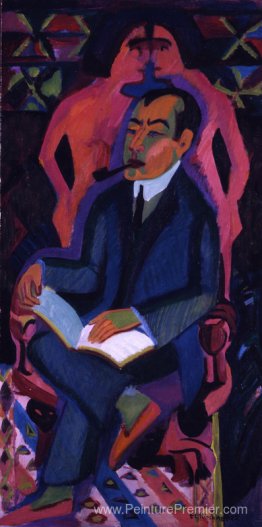 Portrait du marchand d'art Manfred Shames Portrait du marchand d'art Manfred Shames