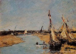 Trouville, les Jettys à marée basse Trouville, les Jettys à marée basse