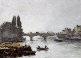 Rouen, le Pont Corneille, effets de brouillard Rouen, le Pont Corneille, effets de brouillard