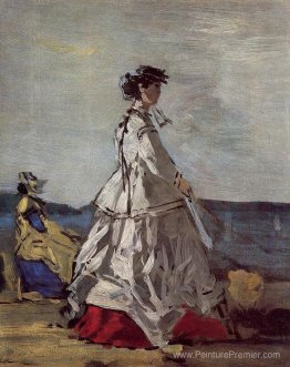 Princesse Pauline Metternich sur la plage Princesse Pauline Metternich sur la plage