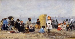 Scène de plage, Trouville Scène de plage, Trouville