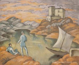 Paysage avec les marins Paysage avec les marins