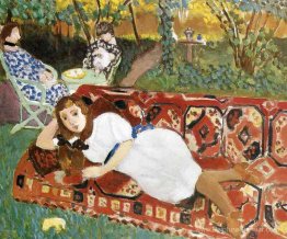 Jeunes femmes dans le jardin Jeunes femmes dans le jardin