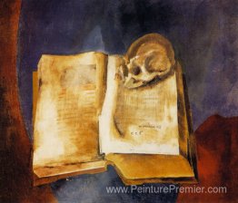Un crâne sur le livre ouvert Un crâne sur le livre ouvert
