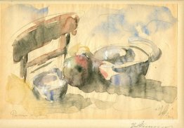 Nature morte avec la grenade et les casseroles Nature morte avec la grenade et les casseroles