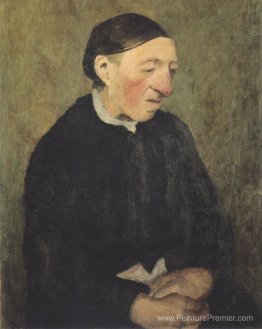 Vieille femme avec mouchoir Vieille femme avec mouchoir